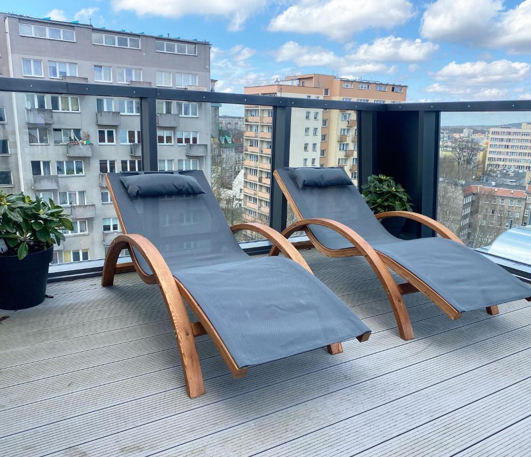 Hanza Tower Apartament Premium Plus Щецин Экстерьер фото
